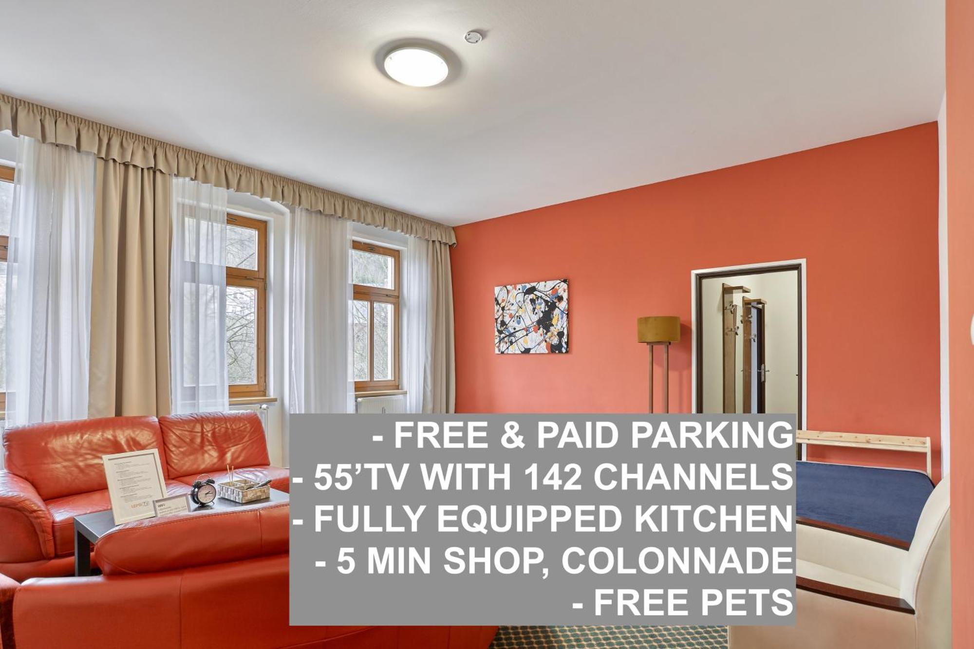Excellent Apartments In Spa City Center 5 Min Walk From The Colonnade การ์โลวีวารี ภายนอก รูปภาพ
